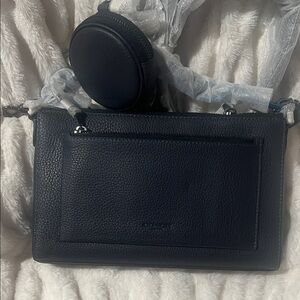 Coach Midnight Blue Leather Bag